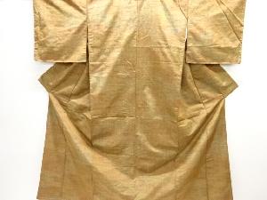 アンティーク　手織り紬着物